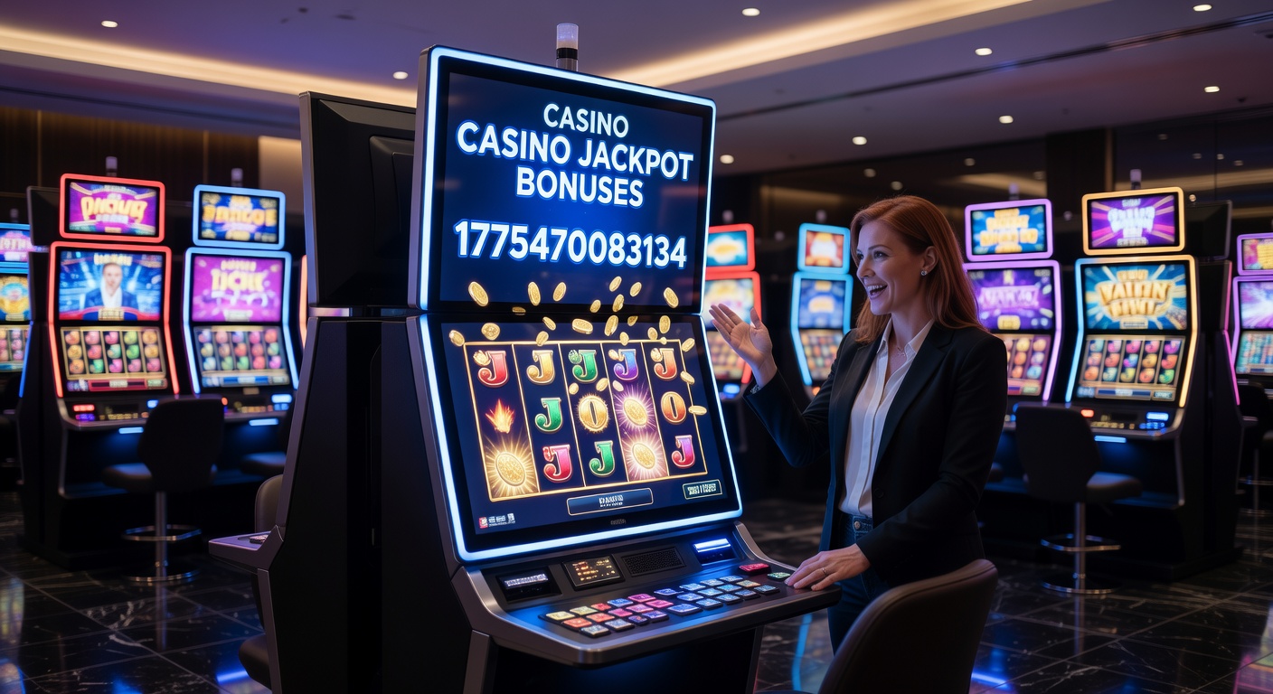 Close-up of a progressive jackpot meter ticking upward on a digital slot screen amid flashing bonus alerts