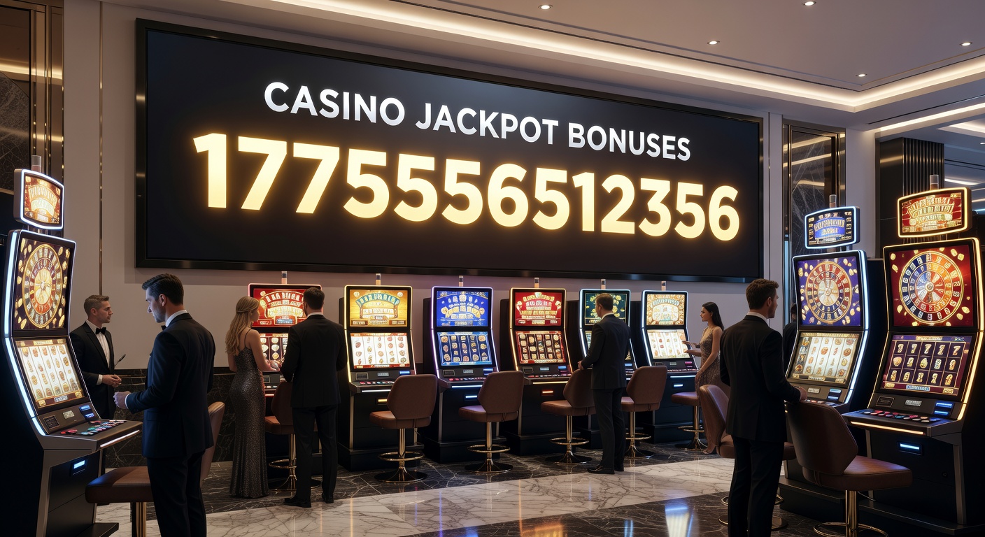 Vibrant casino slot machine displaying a progressive jackpot counter climbing toward millions, with bonus icons lighting up the screen
