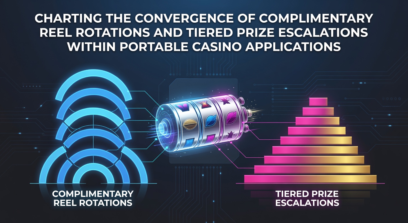 Mobile casino app interface showing spinning reels alongside tiered bonus progression meters and reward ladders