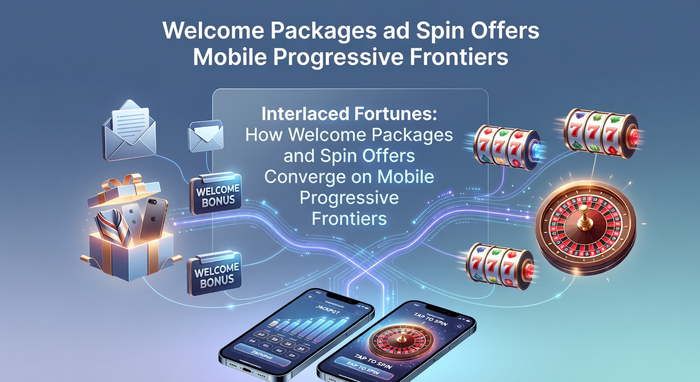 Mobile players engaging with welcome packages and spin offers on progressive slot interfaces
