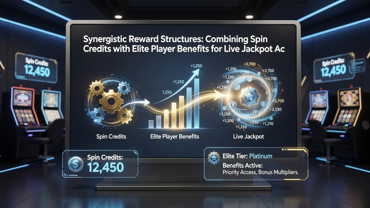 Live dealer studio setup with jackpot counter and tiered reward overlays visible on player screens